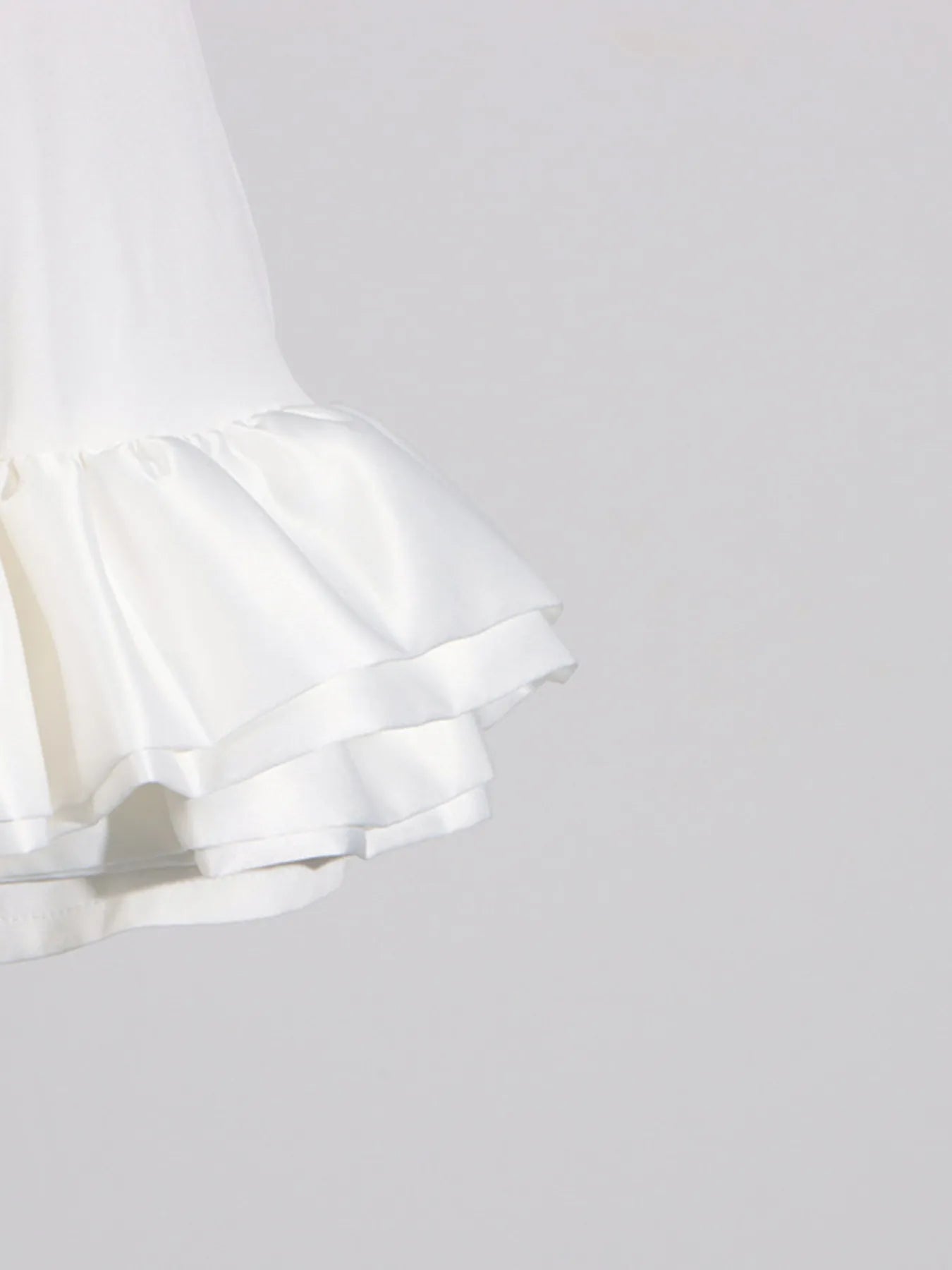 Ruffled Hem Sleeveless Mini Dress - Luna Di Velluto